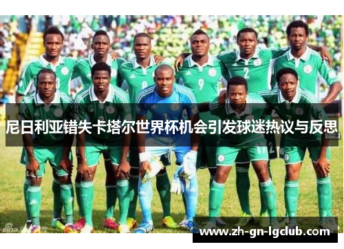 尼日利亚错失卡塔尔世界杯机会引发球迷热议与反思